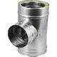 DW diameter 80 mm (80/130) T-stuk T90 EW I316L/I304 (D0,5/0,6)