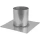 Vloerplaat voor buis diameter 210 mm - 300 mm hoogte gelaste opstand I304