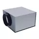 Ongeïsoleerde plenum voor vierkante wervelroosters 594x594 mm (WP100S)