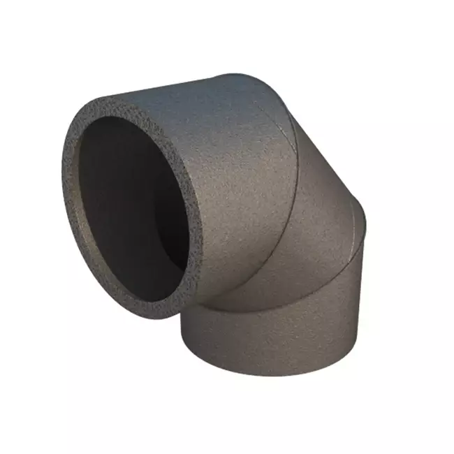Ubbink Aerfoam 90 graden bocht 125 mm