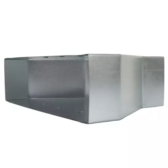 Verloopstuk 220x80 mm naar 170x80 mm tbv instortkanaal