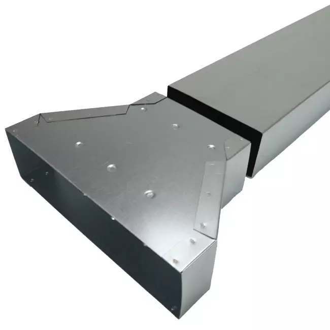 Verloopstuk 220x80 mm naar 170x80 mm tbv instortkanaal