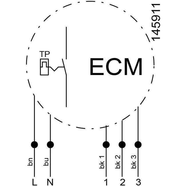 Buisventilator 125mm mixed-flow ETAMASTER - EM 125L EC 01