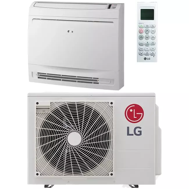 LG Console Inverter wand airco UQ12-S R32 3,5 kW set