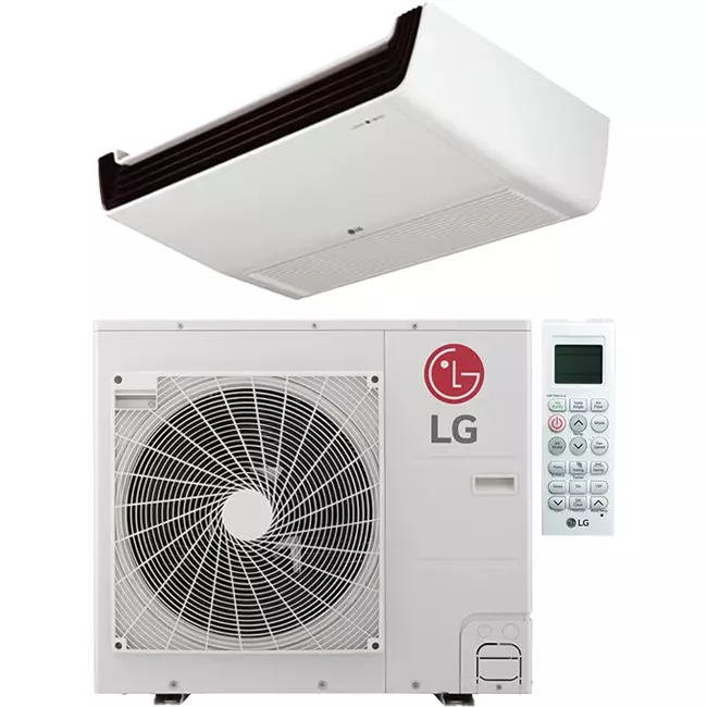 LG Plafond onderbouw Inverter airco UV36F-Compact R32 9,5 kW set