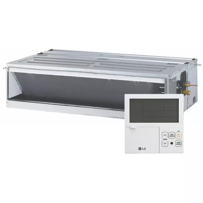 LG mid static kanaal airco binnenunit + afstandsbediening CM18F R32 5,0 kW