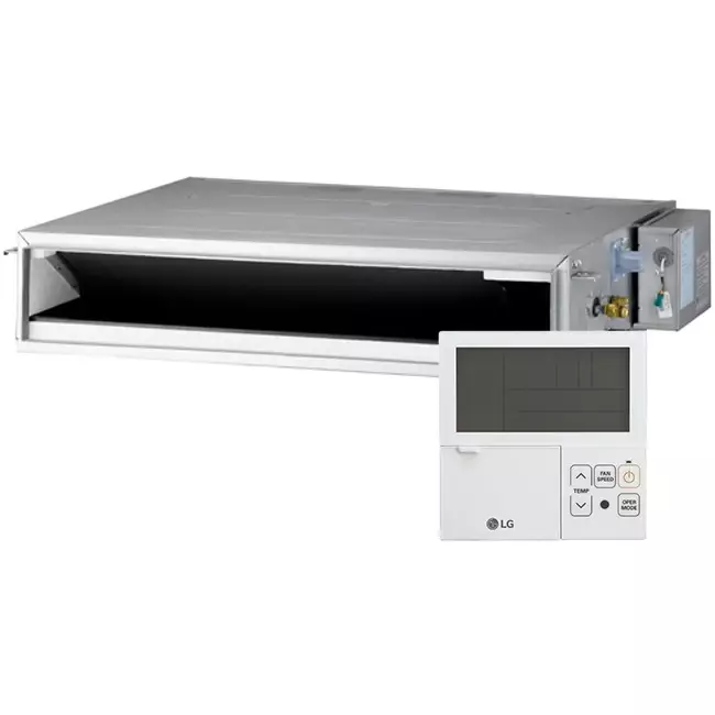 LG low static kanaal airco binnenunit + afstandsbediening CL12F R32 3,5 kW