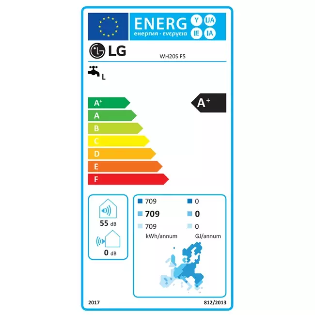 LG Inverter warmtepompboiler 200L 230V - WH20S