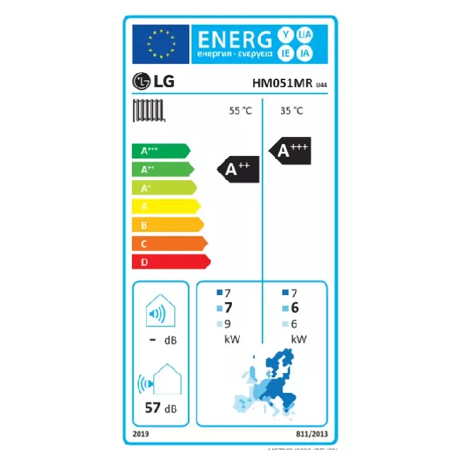 LG Buitenunit Therma-V warmtepomp 5,0 kW R32