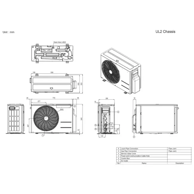 LG airco binnenunit Artcool Gallery Premium R32 2,5 kW