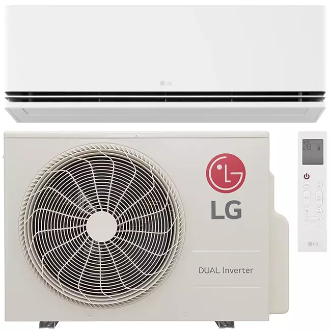 LG Dualcool Deluxe Dual Inverter airco R32 7,0 kW set