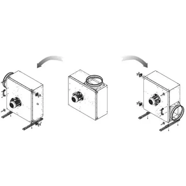 Boxventilator motor buiten luchtstroom - MPS 225 E2 21