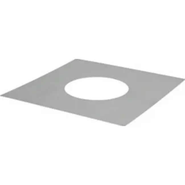 Afdekplaat diameter  600 mm vierkant I304 (D0,6)