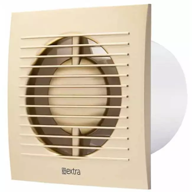 Badkamer ventilator Ø 100 mm Goud met timer en vochtsensor - EE100HTG