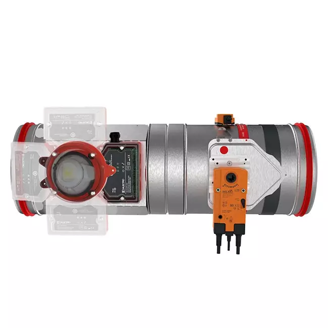 Rooksensor 230V voor ronde brandklep 125 mm - E-FDC A SSA D125 230