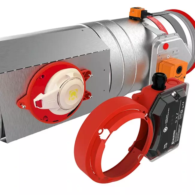 Rooksensor 230V voor ronde brandklep 125 mm - E-FDC A SSA D125 230