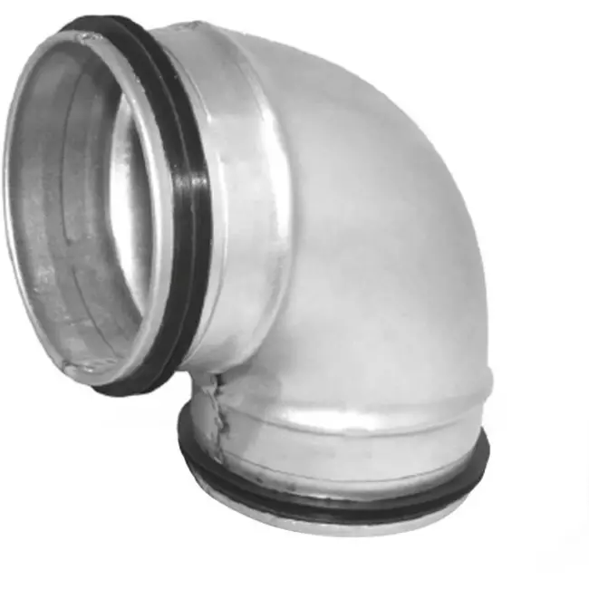 Korte ronde spiro bocht 90° Ø 150mm voor spirobuis