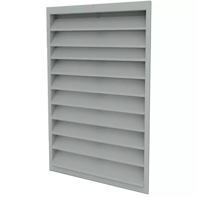 Buitenmuurrooster gegalvaniseerd staal 300x400