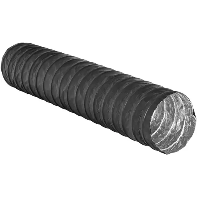 Combidec ventilatieslang aluminium met polyester buitenlaag ZWART Ø 125 mm (10 meter)