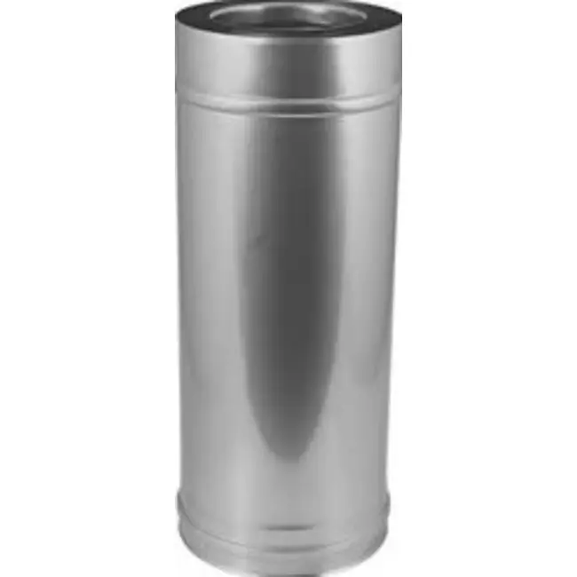 Concentrische diameter  60 - 100 mm buis L1000 I316/I304 (D0,5/D0,5) (incl. afdichtingsrubbers binnenbuis)