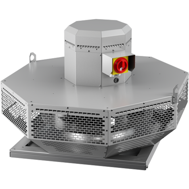 Ruck dakventilator horizontaal met werkschakelaar 5800m³/h - DHL 450 E4 RK - 01