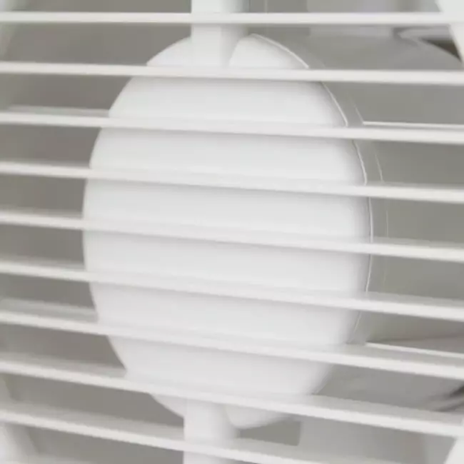 Badkamer ventilator rond Ø 125 mm wit met timer - EA125T