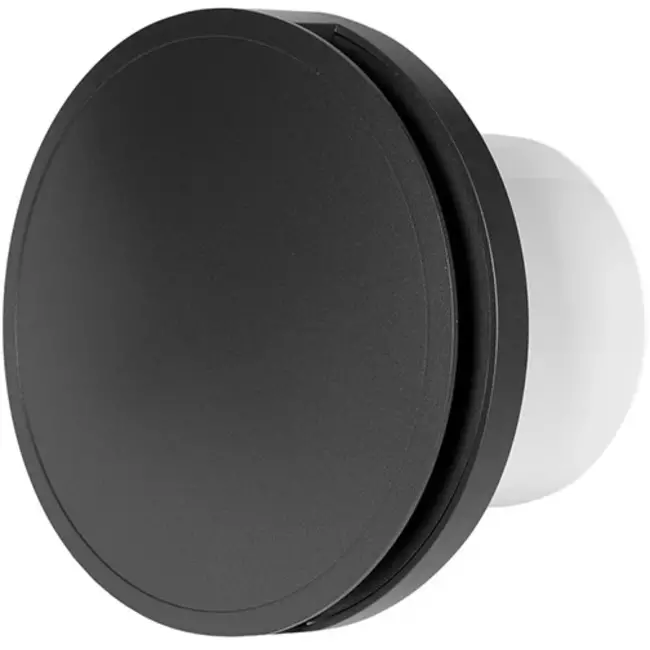 Badkamer ventilator rond Ø 100 mm antraciet - design EAT100A