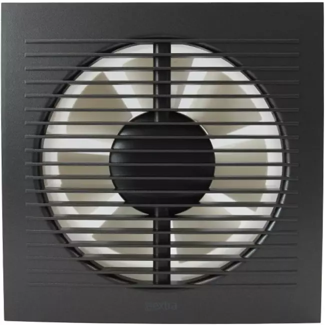 Badkamerventilator Ø 100 mm Antraciet - standaard EE100A