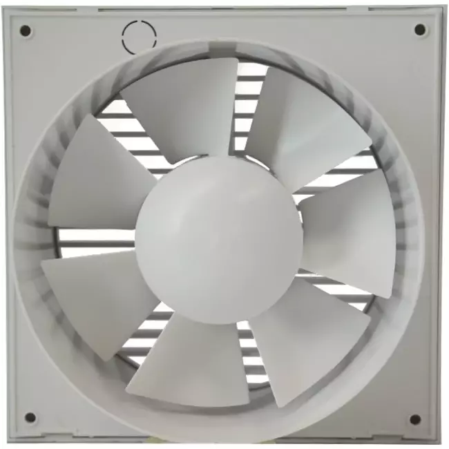 Badkamerventilator Ø 100 mm Zilver met timer - standaard EE100TS