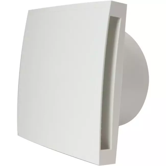 Badkamerventilator Ø 100mm wit - Design EET100