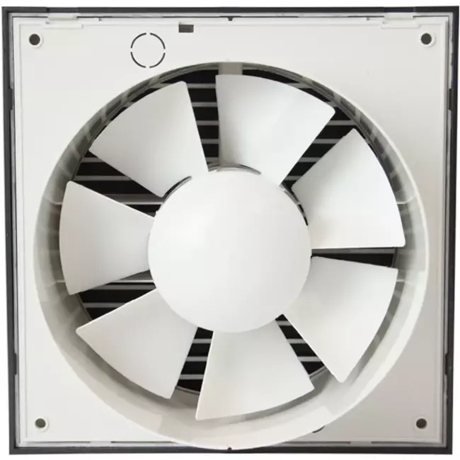 Badkamerventilator Ø 125 mm - antraciet met timer en vochtigheidssensor - EET125HTA