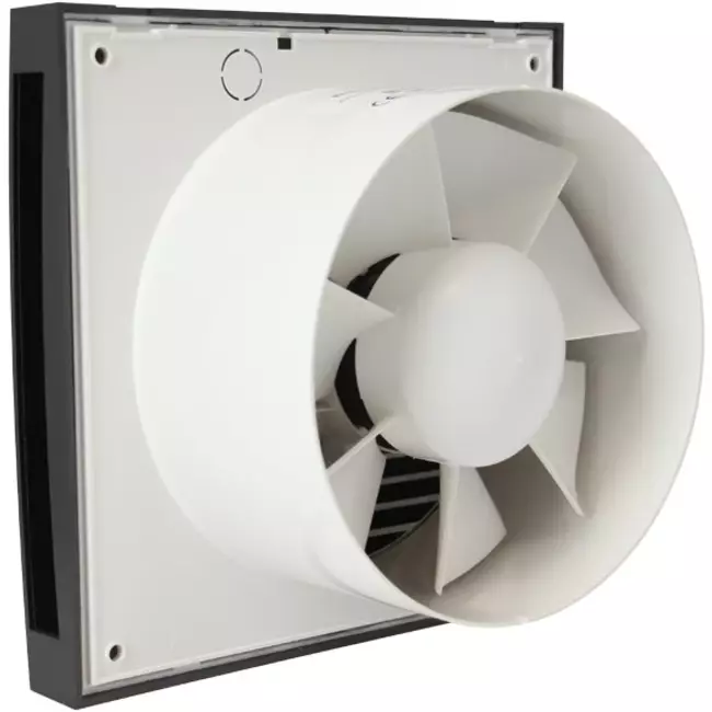 Badkamerventilator Ø 125 mm - antraciet met timer en vochtigheidssensor - EET125HTA