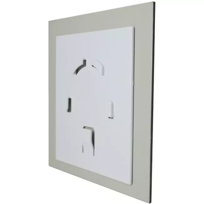 Air Roxy badkamerventilator met aansluitdiameter 100 mm - front goud aluminium