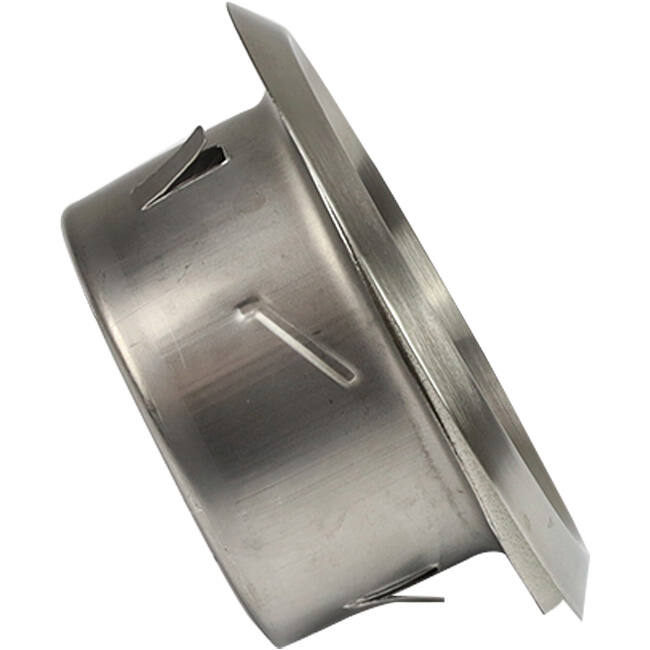 RVS ventilatie ventiel 200mm toevoer -en afvoer met klemveren - DVI-C200