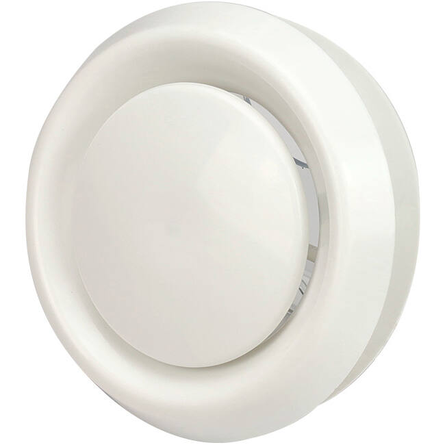 Ventilatie ventiel 100mm toevoer -en afvoer met klemveren - DAV-C100
