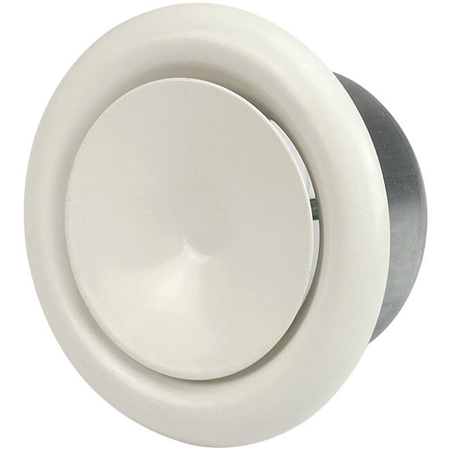 Ventilatie toevoer ventiel 125mm metaal - S-DVS125 RAL9010