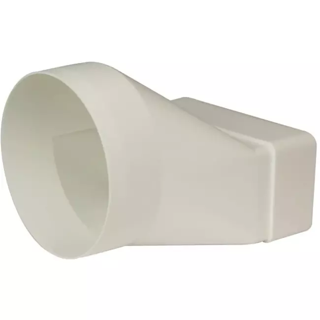 Kunststof verloop 110 x 55 naar Ø 100 mm (KSD2)