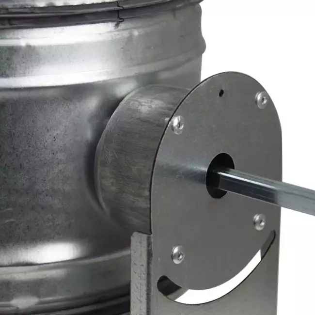 Motorbediende regelklep Ø 100mm voor spirobuis