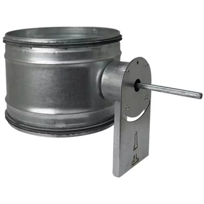 Motorbediende regelklep Ø 100mm voor spirobuis