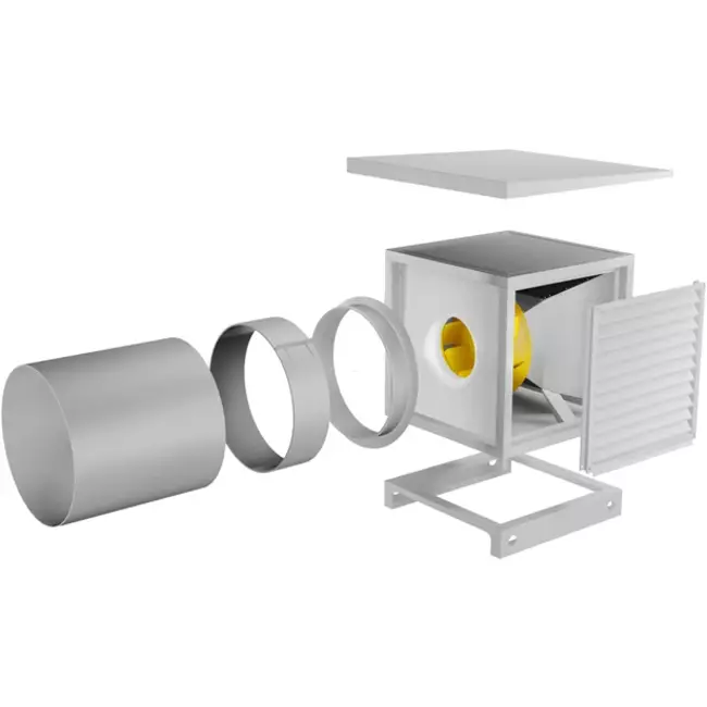 Boxventilator motor buiten luchtstroom - MPC 225 D2 T40
