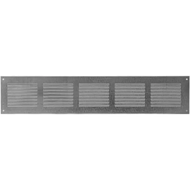 Metalen rechthoekige sleuf rooster 500x100 zink - MR5010ZN