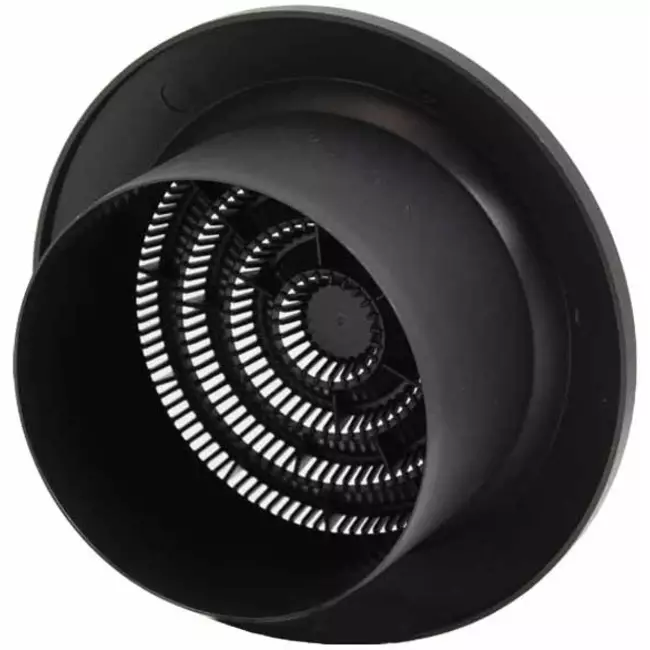 Rond ventilatierooster grill Ø125 mm antraciet - NGA125A