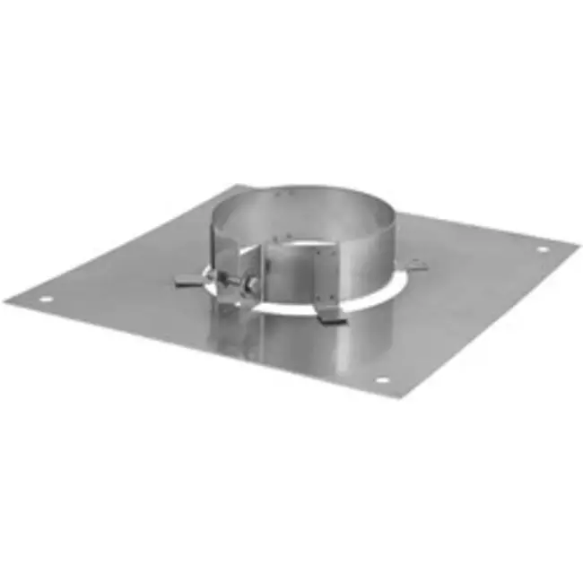 Plafondplaat diameter  130 mm met beugel I304 (D0,8)