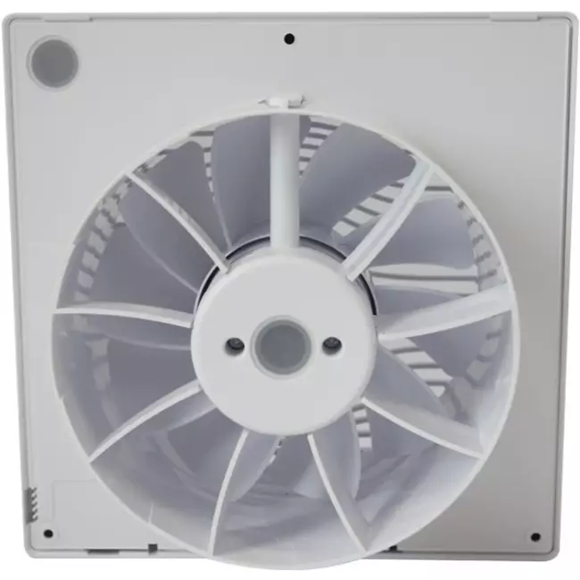 Badkamer ventilator met Vochtsensor en Timer Ø 100 mm wit - pRemium 100HS