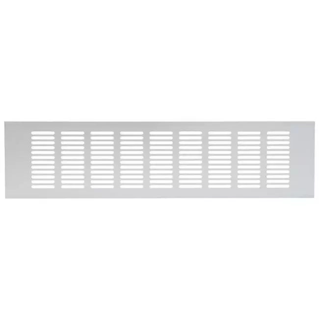 Plintrooster aluminium - zilver L=400mm x H=100mm - RA1040S