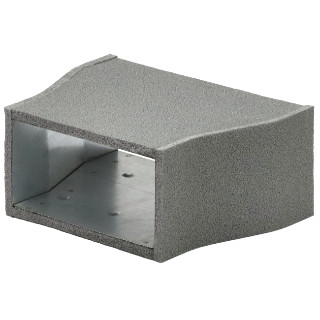 Thermoduct verloopstuk 220x80 naar 170x80 tbv instortkanaal