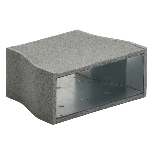 Thermoduct verloopstuk 220x80 naar 170x80 tbv instortkanaal