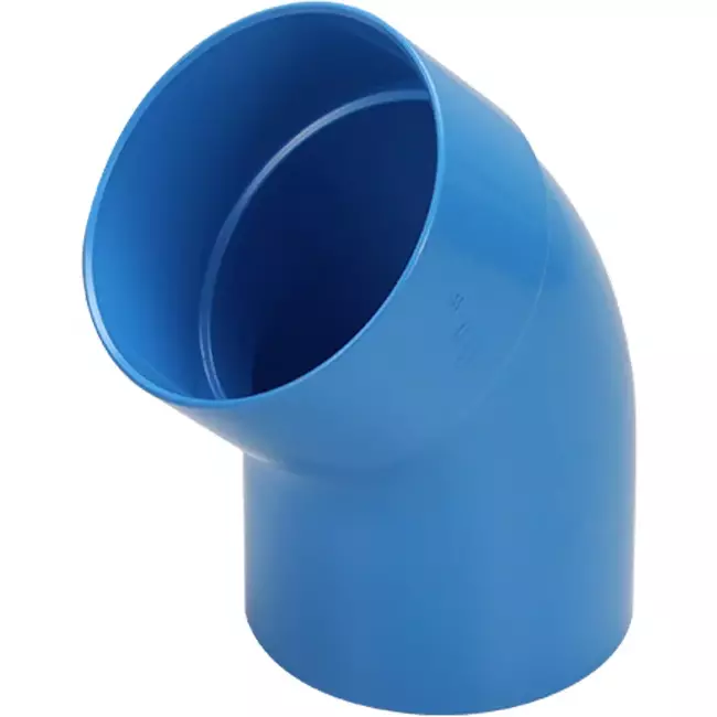 Wavin Ventiza bocht 45 graden PVC rond met diameter 160 mm M/S