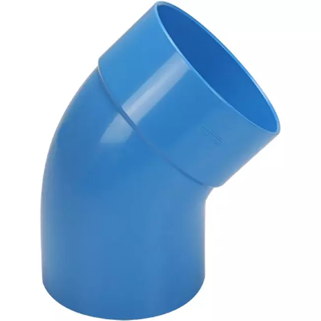 Wavin Ventiza bocht 45 graden PVC rond met diameter 160 mm M/S