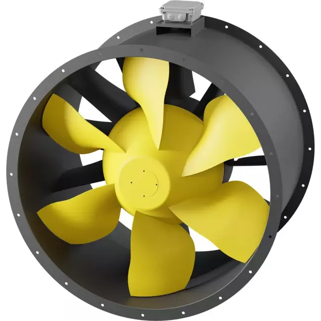 Axiaal 1250 mm kanaalventilator rookgas F300- AL 1250 D6 F3 06 CFG